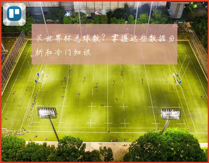 买世界杯总球数？掌握这些数据分析和冷门知识